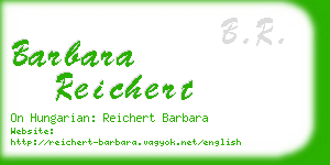 barbara reichert business card